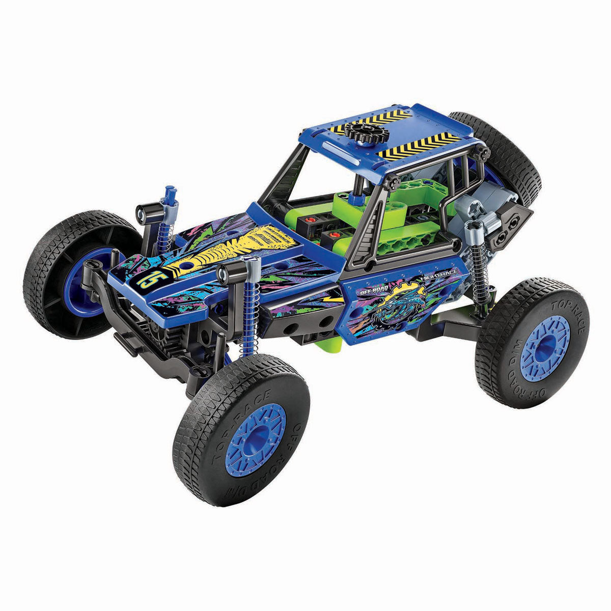 Clementoni wetenschap en spel - mechanics off road bouwset, 10 modellen