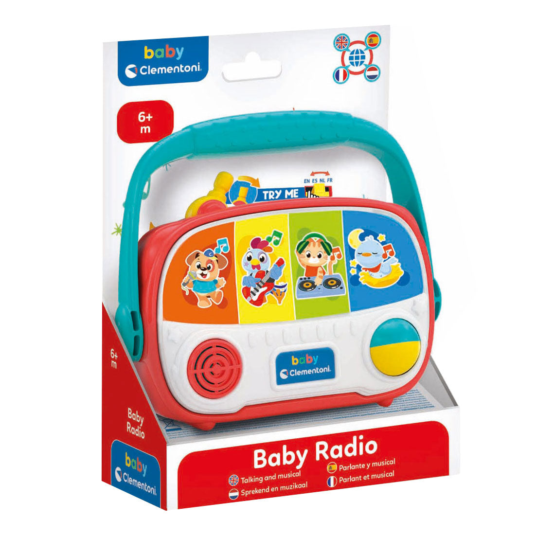 Clementoni baby sprekende en muzikale radio