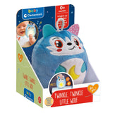 Clementoni baby twinkle winkle kleine wolf blauw knuffel nachtlamp