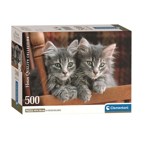 Clementoni legpuzzel kittens, 500st.