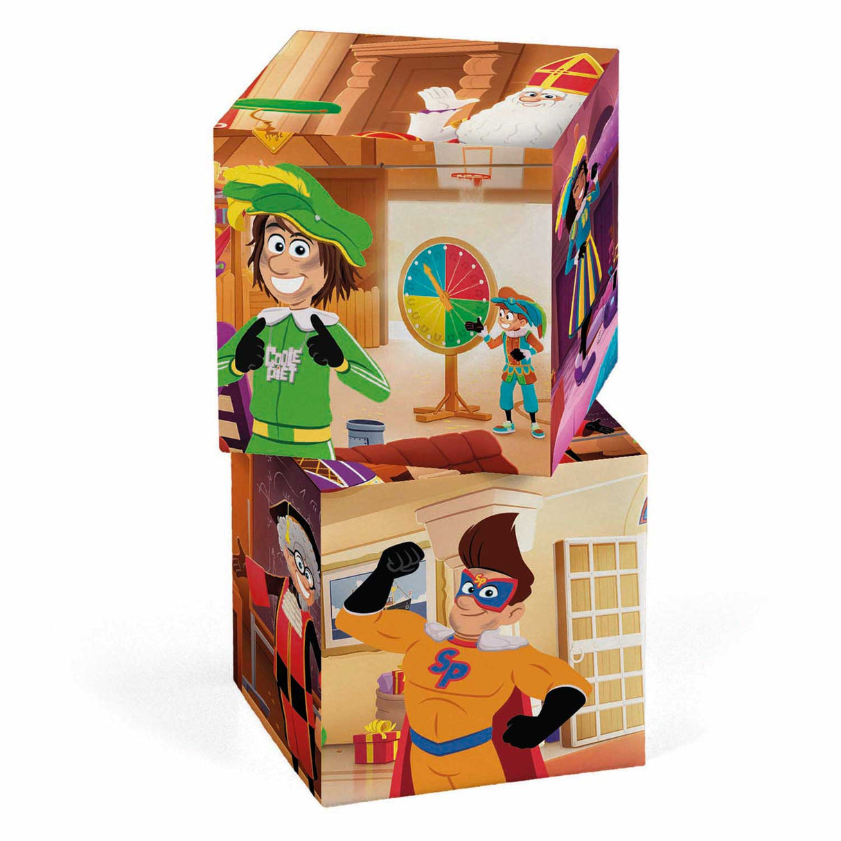 Clementoni blokkenpuzzel sinterklaas - 12st.