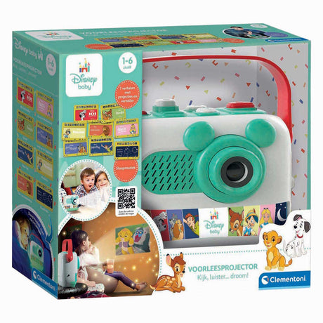 Clementoni disney baby voorleesprojector lion king bambi en meer - nachtlampje kinderen - projector met muziek en verhalen - vanaf 1 tot 6 jaar