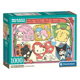 Clementoni legpuzzel hello kitty and friends - 1000st.