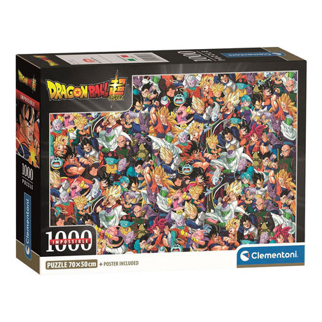 Clementoni onmogelijke legpuzzel dragonball - 1000st.