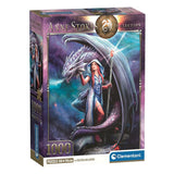Clementoni legpuzzel anne stokes dragon mage - 1000st