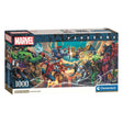 Clementoni legpuzzel marvel heroes vs villa panorama - 1000st.