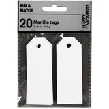 Creativ company https: www.cchobby.nl manilla-labels-afm-3x8-cm-220-gr-wit-20-stuk-1-doos