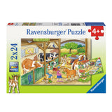 Ravensburger veselý život na farmě 2 x 24 kusů