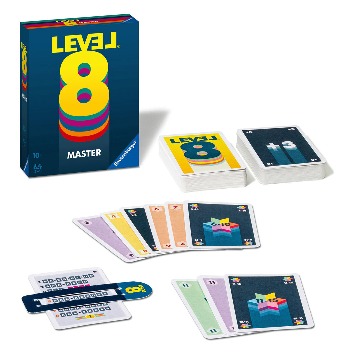 Jeu de cartes de niveau 8 de Ravensburger