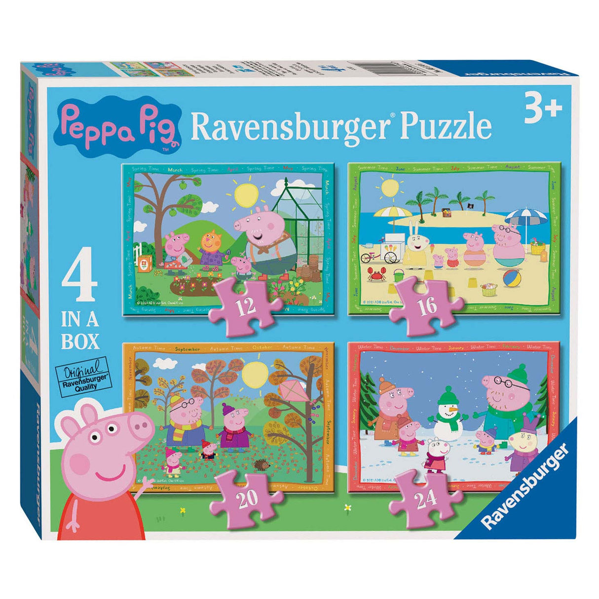 Ravensburger -sæsoner puslespil 4in1