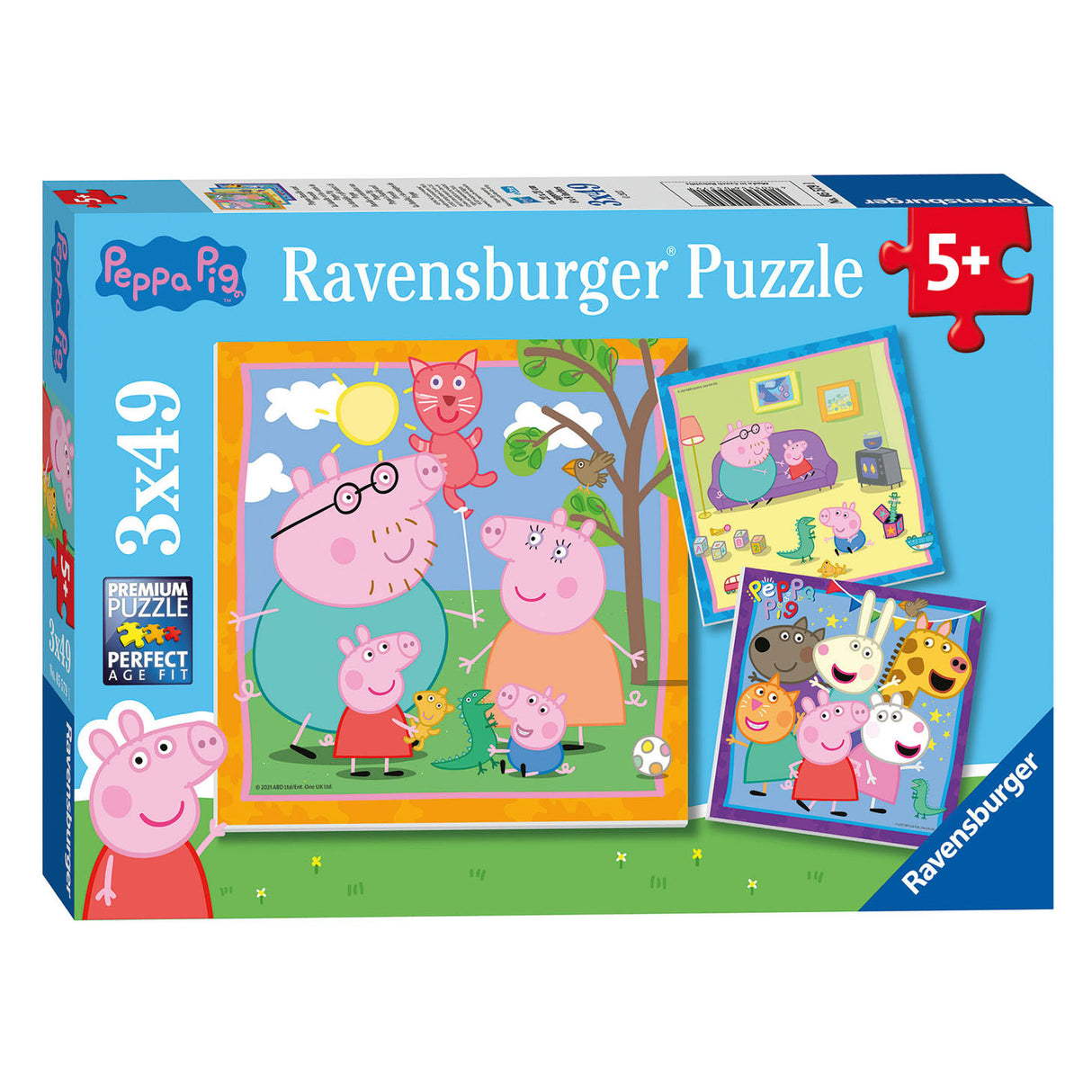 Ravansburger Famill a Frënn vu Legpuzzel, 3x49st.