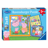 Familia Ravensburger y amigos de Legpuzzle, 3x49st.