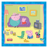 Ravensburger puzzel peppa pig - legpuzzel - 3x49 stukjes