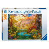 Ravensburger Land of the Dinosaurs Jigsaw Puzzle, 500 °.