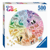 Ravensburger Circle of Colors hádanky zvířata, 500st.