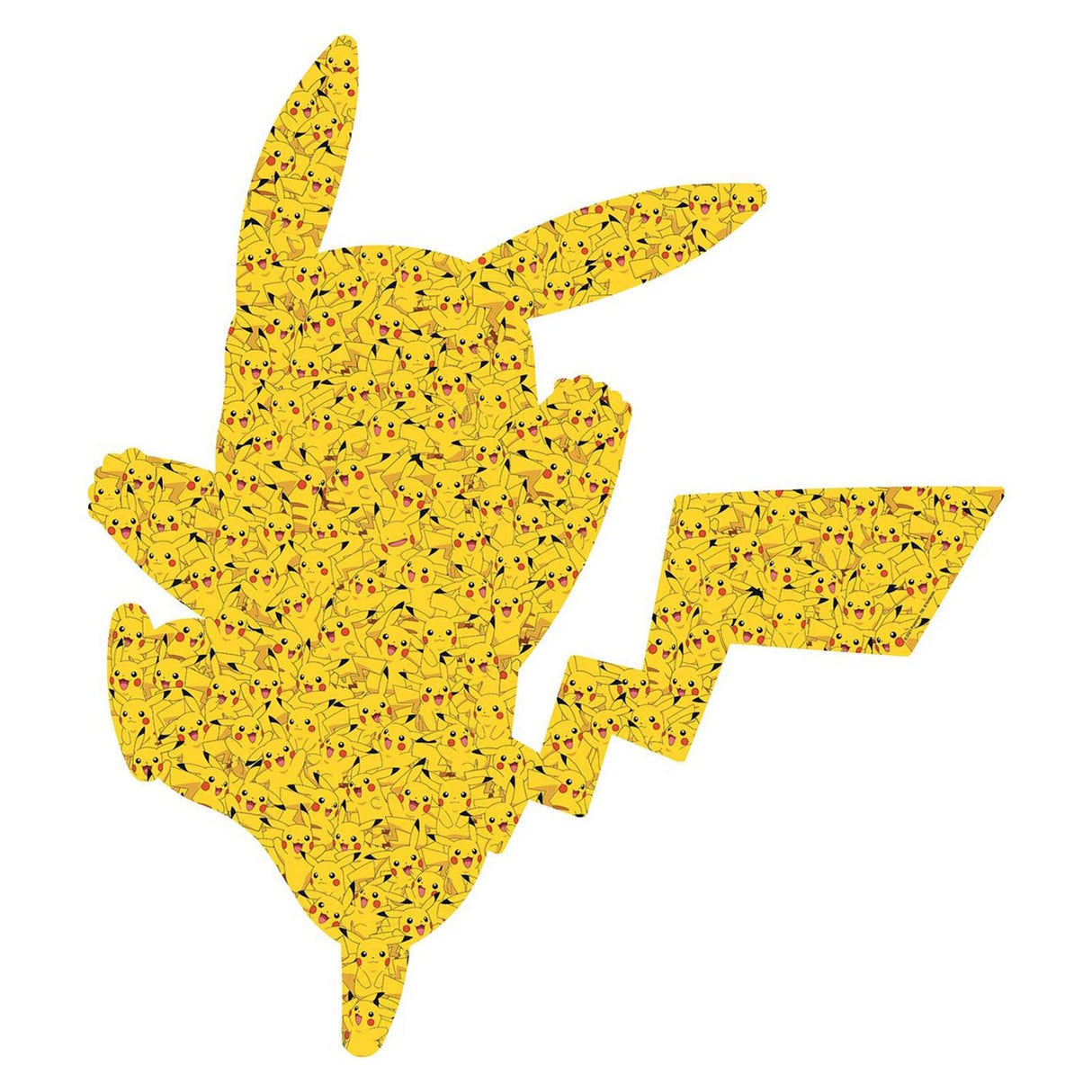 Puzzle a forma di Ravensburger Pikachu, 727st.