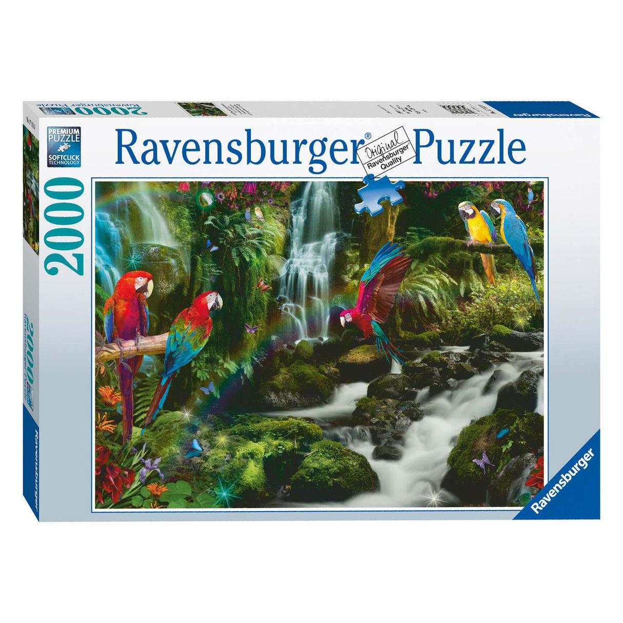 Ravensburger Bonte papegojor i Jigsaw -pusslet, 2000.