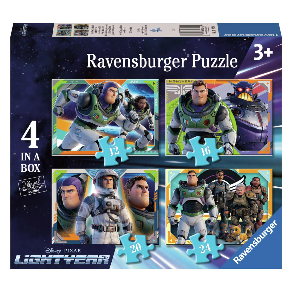 Ravensburger - Lightyear 4in1 skládačka