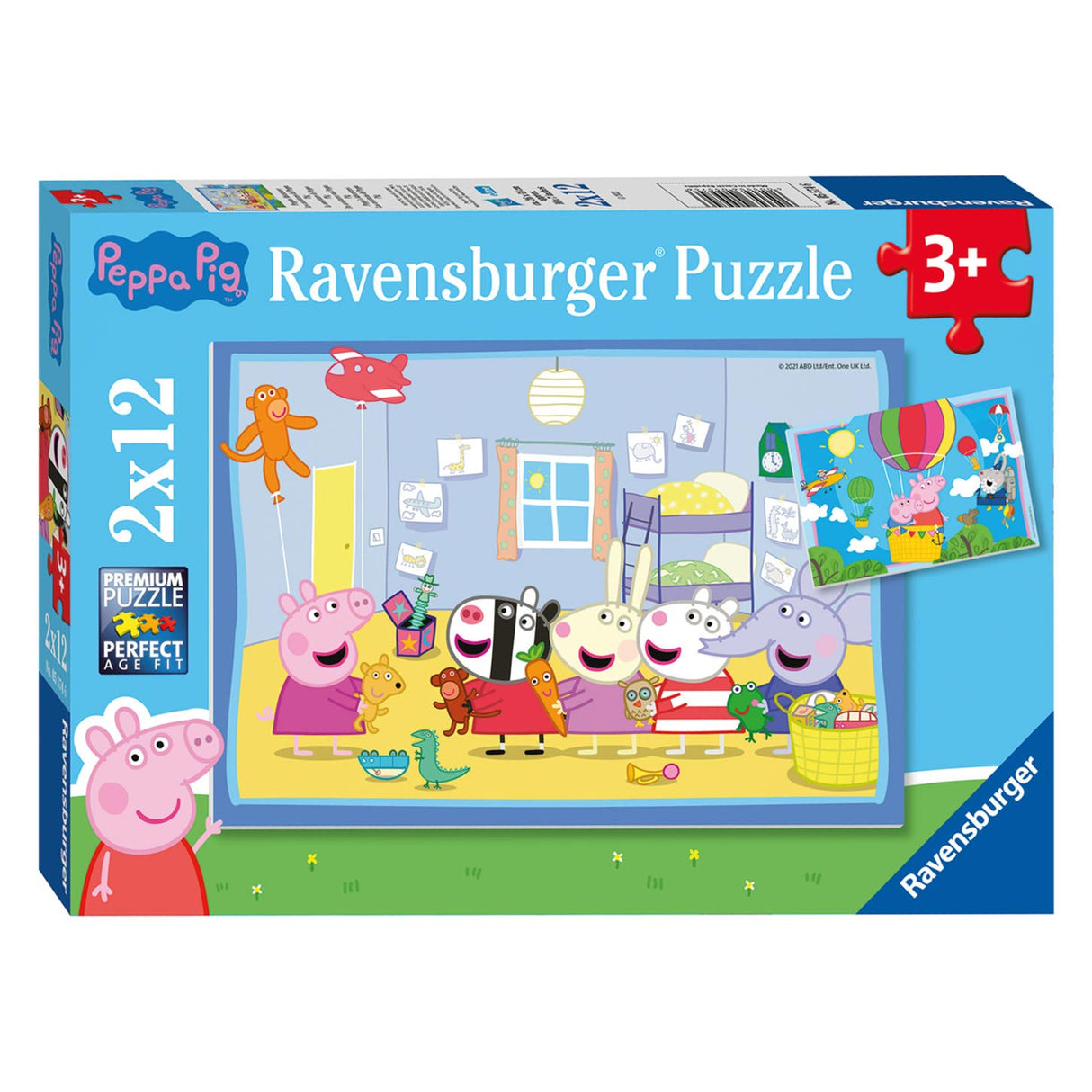 Ravensburger les aventures du puzzle 12 pièces