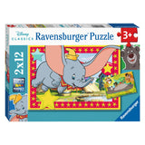 Ravensburger Classics: Dombo und Jungle Book Bein Puzzle, 2x12st.