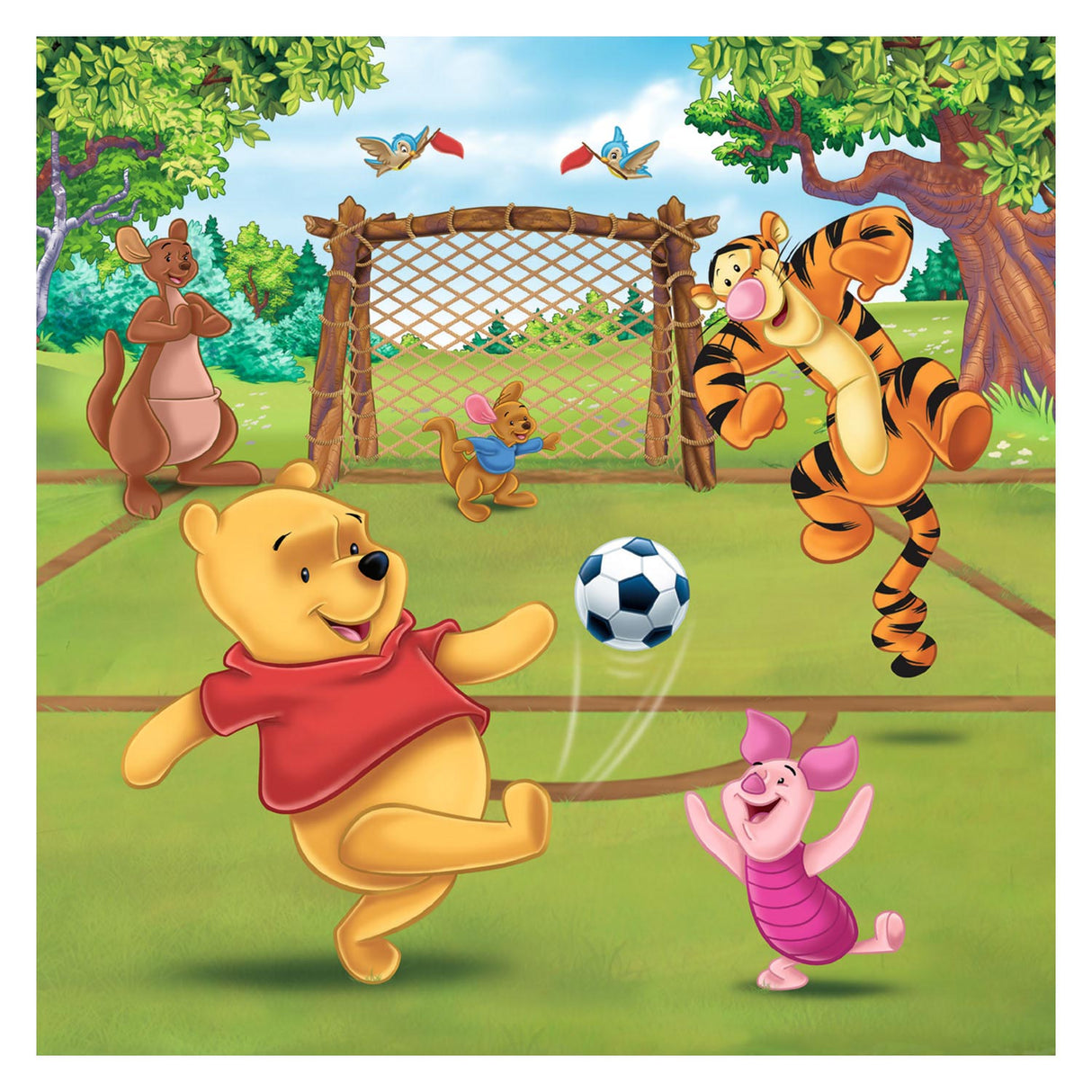 RAVENSBURGER - Winnie de Pooh Sportdag 3x49st.