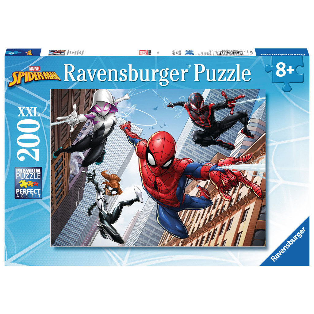 Ravensburger - Spiderman - D'Kraaft vun der Spin 200 Stécker xxl