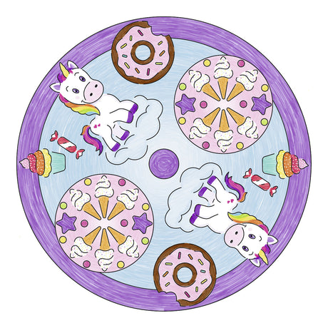 Ravensburger mandala-designer 2in1 - eenhoorn