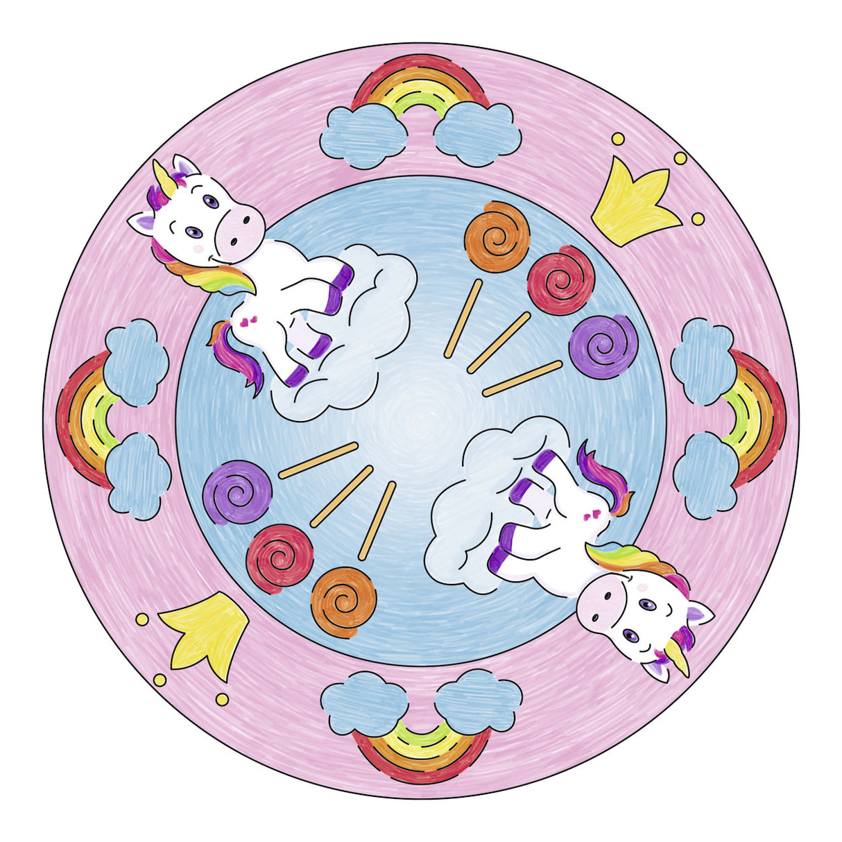 Ravensburger mandala-designer 2in1 - eenhoorn