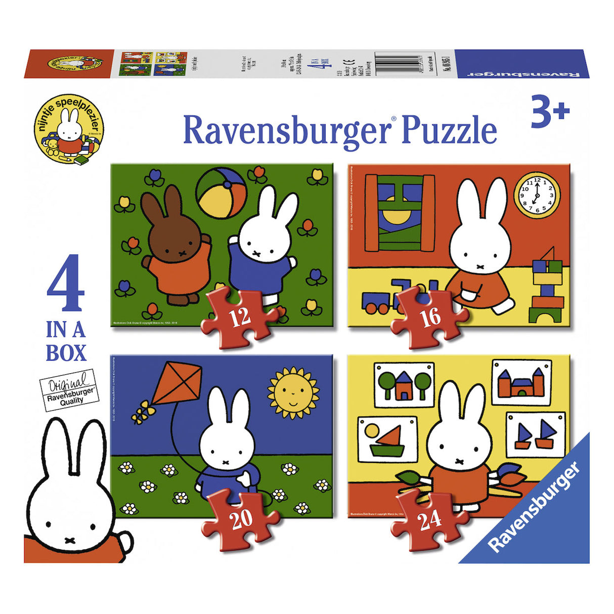 Ravensburger rompecabezas, 4in1