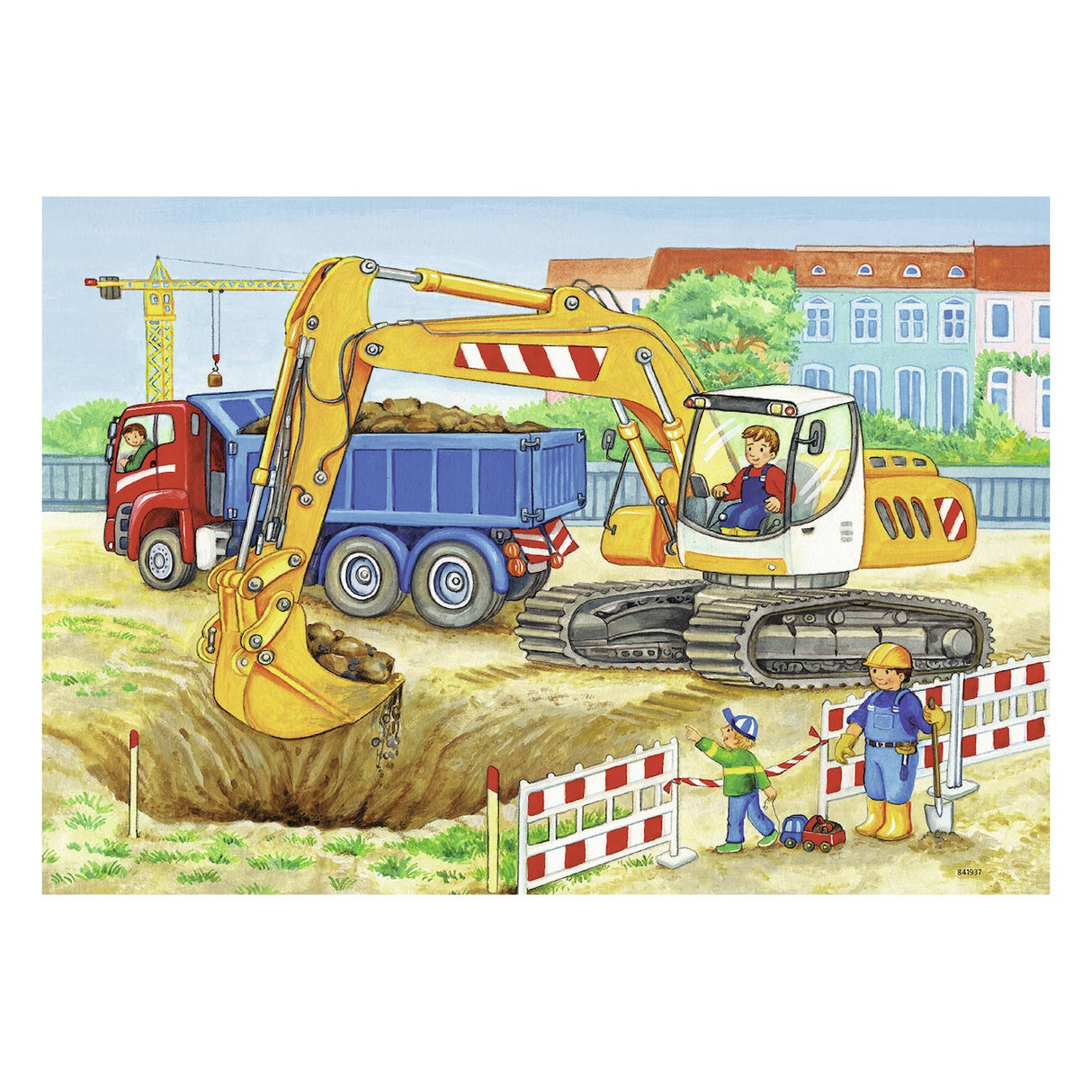 RAVENSBURGER - Sul cantiere e agricoltori 2x12 pezzi di agricoltura