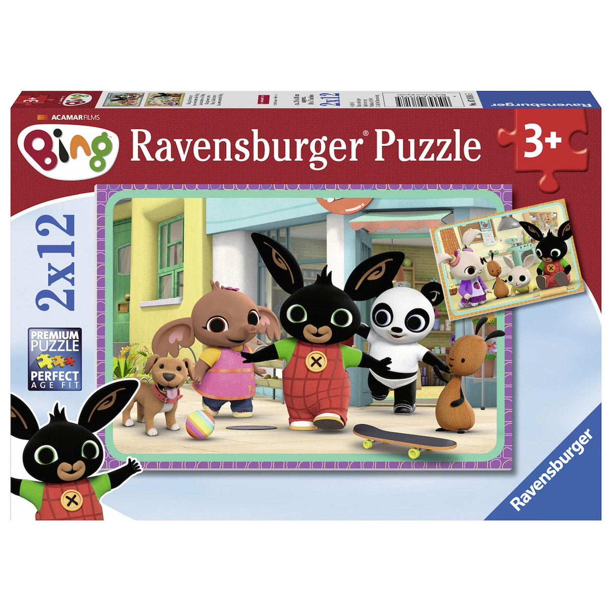 Ravensburger - Puzzle 2x12 Stücke