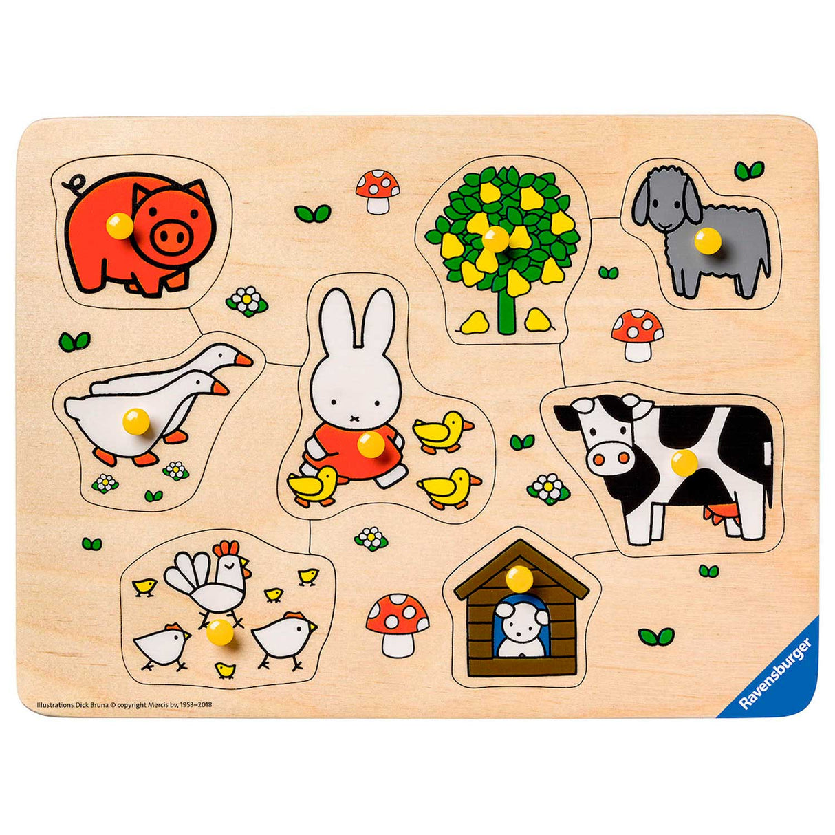 Ravensburger Noppen Puzzle on the Farm 8t.