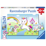 Ravensburger - Mäerchen Unicorn Puzzle 2x24 Stécker