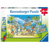 Ravensburger Adventure Island 2x24 kusů