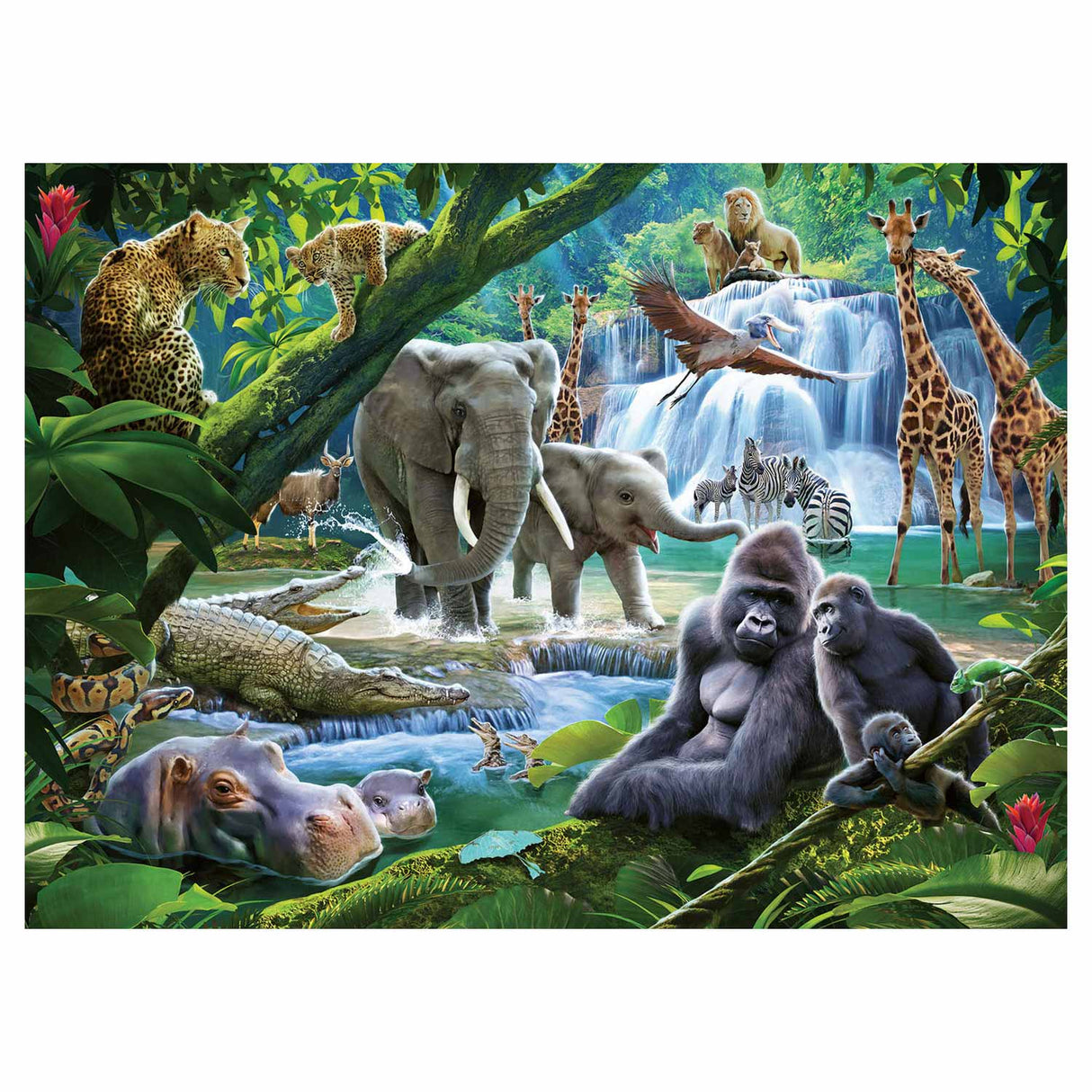 Ravensburger - Dschungel Dieren 100st. Xxl