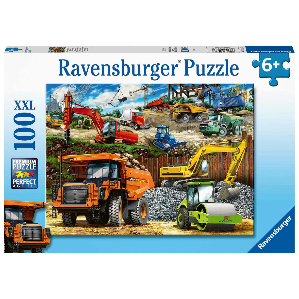 Ravensburger Bouwvoertuigen 100st. XXL