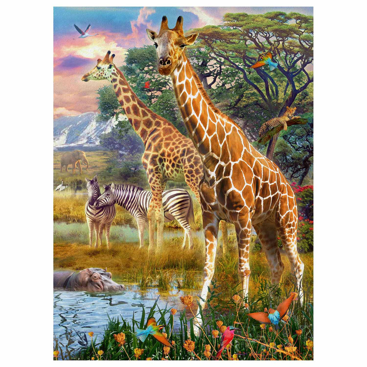 Ravensburger färgglada Savannah 150 stycken xxl