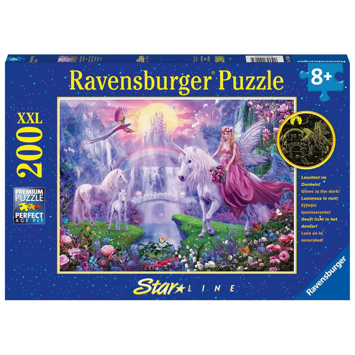 Ravensburger Magical Unicorn Night 200 pezzi xxl