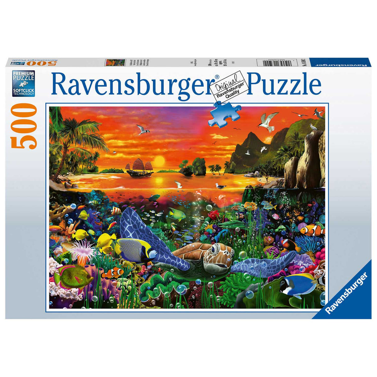 Ravensburger skildpadde i RIF, 500st.