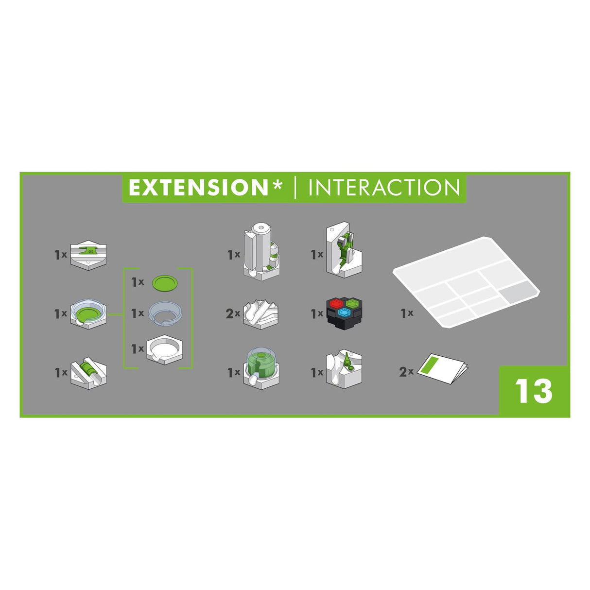 Ravensburger Gravitrax Extension Interaction Interaction Set Set eingestellt