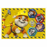 Ravensburger legpuzzel paw patrol rubble crew - 2x12 stukjes karton.