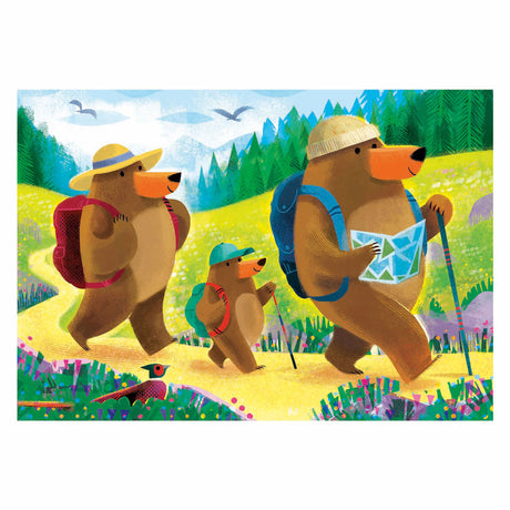 Ravensburger puzzel bear family vacations 2x24 stukjes