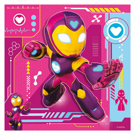 Ravensburger puzzel iron man his awesome friends 3x49 stukjes
