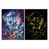 Ravensburger puzzel moonlight mushrooms (starline) 500 stukjes