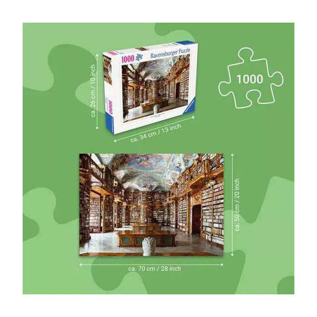 Ravensburger st. florian monastary oostenrijk public library puzzel (1000 stukjes)