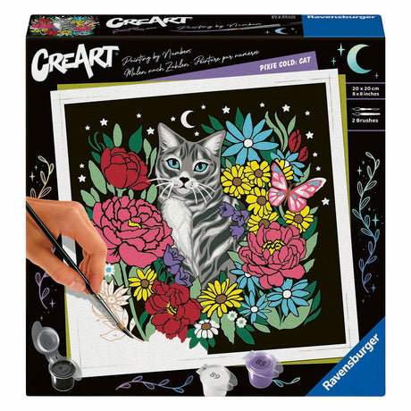 Ravensburger creart pixie cold schilderen op nummer - kat