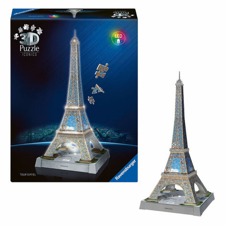 Ravensburger iconics 3d puzzel eiffeltoren met licht