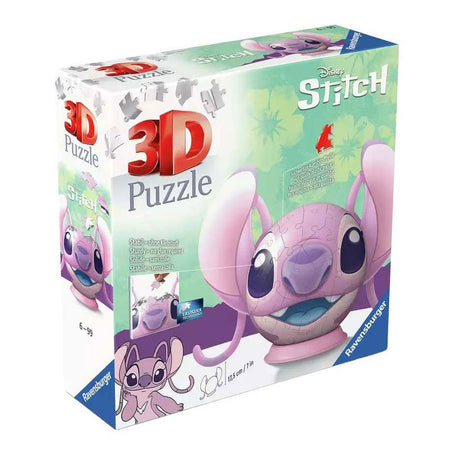 Ravensburger 3d puzzel disney stitch bal - 72 stukjes speelgoed.