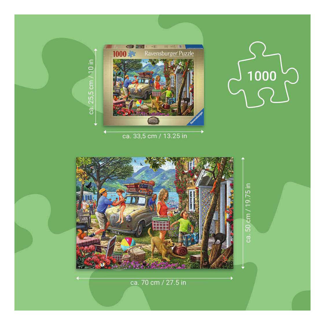 Ravensburger – holiday cottage – legpuzzel – 1000 stukjes