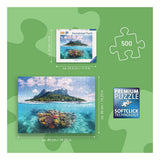 Ravensburger – eiland en koraalwereld – legpuzzel – 500 stukjes